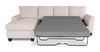 Made in Canada Customizable Sofa Lab Arc Fabric Left-Facing Sofabed Sectional - Chenille White | Sofa-lit sectionnel de gauche personnalisable Arc de Sofa Lab fabriqué au Canada en tissu - Chenille White