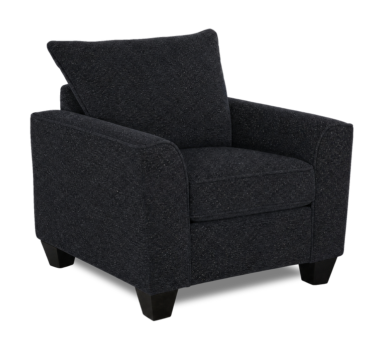Fauteuil personnalisable Roll de Sofa Lab de 40 po fabriqué au Canada en tissu - Teddy Raven