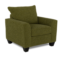 Fauteuil personnalisable Roll de Sofa Lab de 40 po fabriqué au Canada en tissu - Chenille Moss