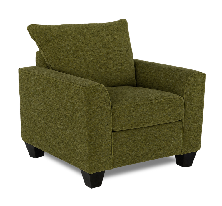 Fauteuil personnalisable Roll de Sofa Lab de 40 po fabriqué au Canada en tissu - Chenille Moss
