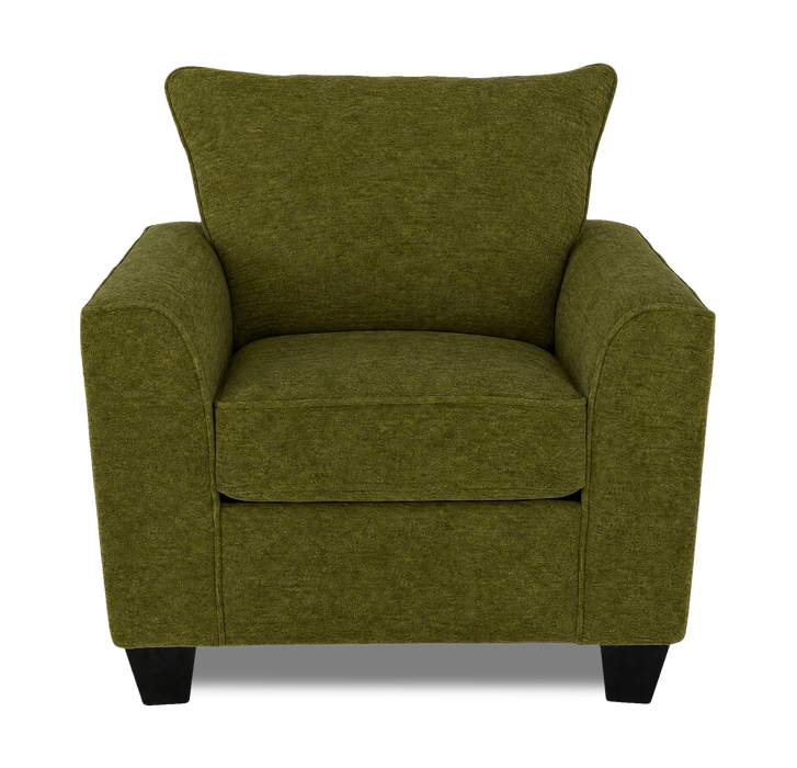 Fauteuil personnalisable Roll de Sofa Lab de 40 po fabriqué au Canada en tissu - Chenille Moss