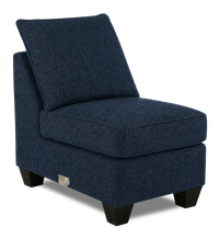  Fauteuil sans accoudoirs personnalisable Curve de Sofa Lab de 24 po fabriqué au Canada en tissu  - Chenille Pacific