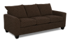 Sofa-lits personnalisable Arc de Sofa Lab de 86 po fabriqué au Canada en tissu - Teddy Walnut