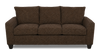 Made in Canada Customizable Sofa Lab Arc 86" Fabric Sofa Bed - Teddy Walnut | Sofa-lits personnalisable Arc de Sofa Lab de 86 po fabriqué au Canada en tissu - Teddy Walnut