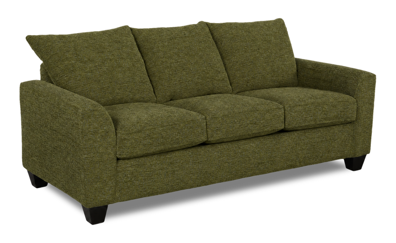 Sofa-lits personnalisable Arc de Sofa Lab de 38 po fabriqué au Canada en tissu - Chenille Moss