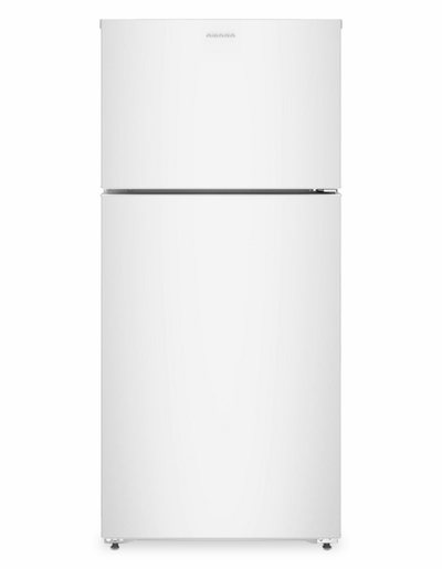 Amana 28" 14 Cu. Ft. Wide Top-Freezer with Large Crisper Drawer Refrigerator – White - ARTX2314TW | Réfrigérateur Amana large de 14 pi3 et de 28 po à congélateur supérieur avec grand bac à légumes - blanc - ARTX2314TW