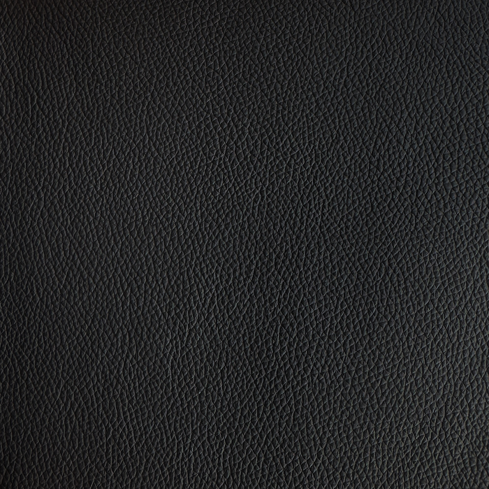 Fauteuil pivotant, coulissant et inclinable Asher de 31.5 po en cuir véritable - noir
