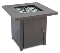 Foyer-table Aster convertible au propane ou au gaz naturel de 28 po (L) et de 40 000 BTU en métal