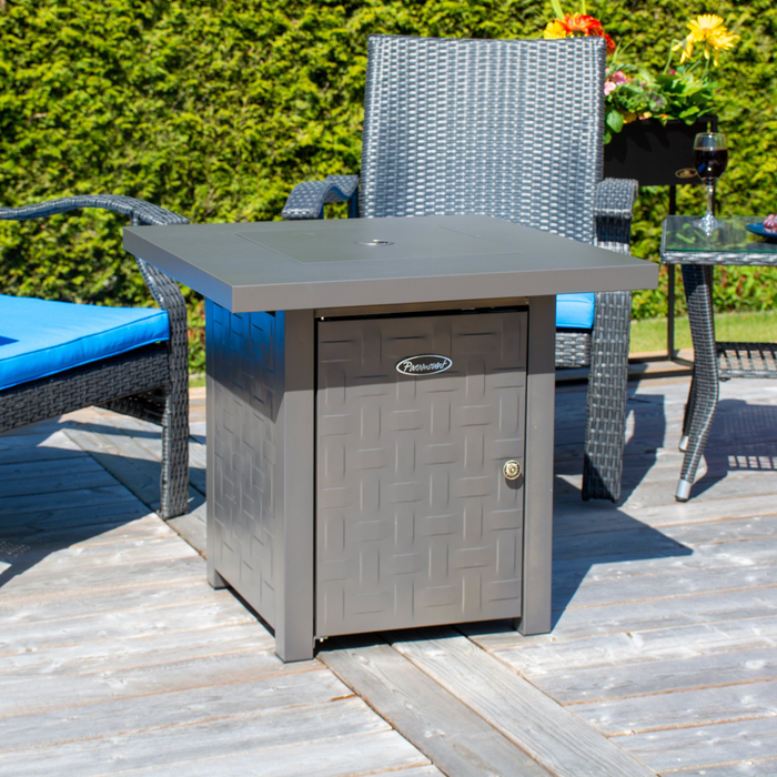 Foyer-table Aster convertible au propane ou au gaz naturel de 28 po (L) et de 40 000 BTU en métal