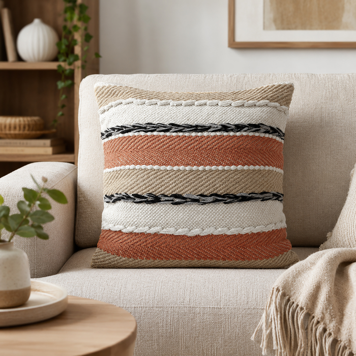 Coussin décoratif Bavaro en tissu - multicolore
