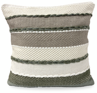 Coussin décoratif Bavaro en tissu - olive