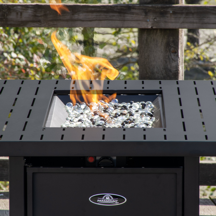 Foyer-table Blaze convertible au propane ou au gaz naturel de 42 po (L) et de 50 000 BTU en métal