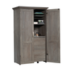 Boon 21.81" Storage Accent Cabinet with Fold Out Work Surface – Mystic Oak | Armoire décorative de rangement Boon de 21,81 po avec surface de travail pliable - chêne mystique