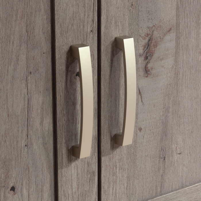 Armoire décorative de rangement Boon de 35,12 po avec surface de travail pliable - chêne mystique