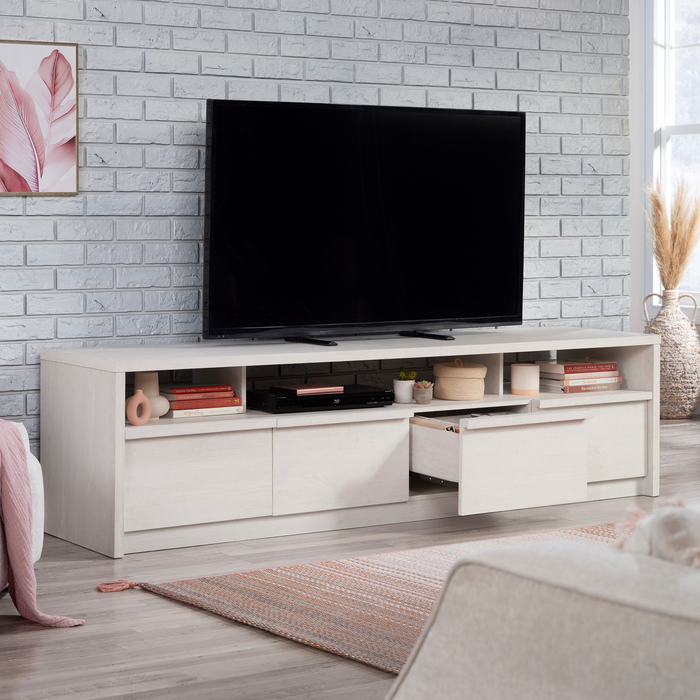Meuble pour téléviseur Bromley 2 pièces de 81 po avec bahut pour téléviseurs jusqu’à 90 po - chêne albâtre