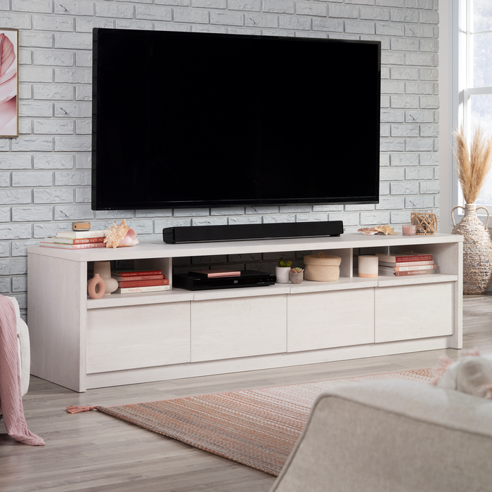 Meuble pour téléviseur Bromley 2 pièces de 81 po avec bahut pour téléviseurs jusqu’à 90 po - chêne albâtre