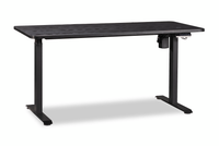  Bureau Caelen de 59,84 po à hauteur réglable - noir