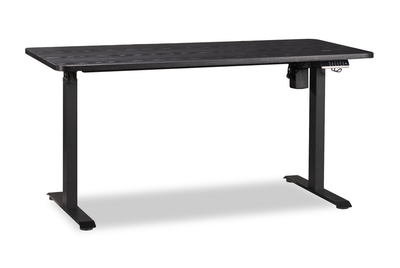 Caelen 59.84" Adjustable Height Office Desk – Black | Bureau Caelen de 59,84 po à hauteur réglable - noir