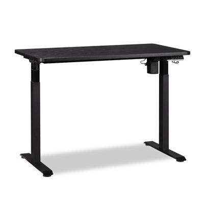 Caelen 47.24" Adjustable Height Office Desk – Black | Bureau Caelen de 47,24 po à hauteur réglable - noir