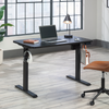Caelen 47.24" Adjustable Height Office Desk – Black | Bureau Caelen de 47,24 po à hauteur réglable - noir