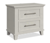 Celine Bedside 2-Drawer Nightstand, 28"W x 26"H – Ivory | Table de nuit Celine de 28 po (L) x 26 po (H) à 2 tiroirs - ivoire