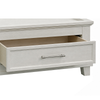 Celine Platform Storage Bed with Headboard & Frame, Ivory - Queen Size | Lit plateforme de rangement Celine avec tête de lit et cadre de lit, ivoire - format grand lit