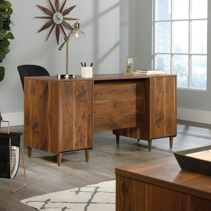 Bureau de direction Clifford Place de 59,06 po à 6 tiroirs - noyer majestueux