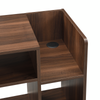 Crosby 35.6” Audio Stand with Open Storage and Cable Management - Walnut | Meuble audio Crosby de 35,6 po avec rangement ouvert et système de gestion des câbles - noyer
