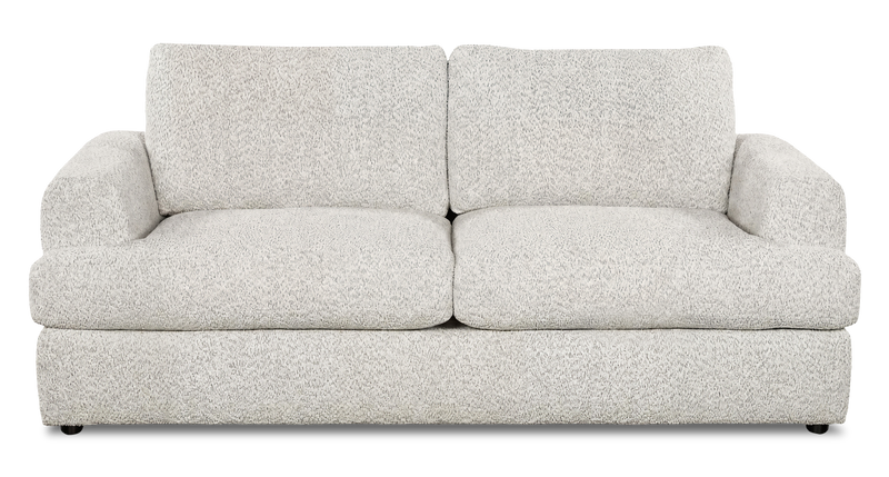 Sofa personnalisable Curve de Sofa Lab de 86 po de format condo fabriqué au Canada en tissu - Teddy Riverrock