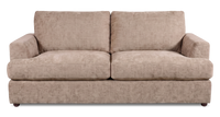  Sofa personnalisable Curve de Sofa Lab de 86 po de format condo fabriqué au Canada en tissu - Chenille Praline