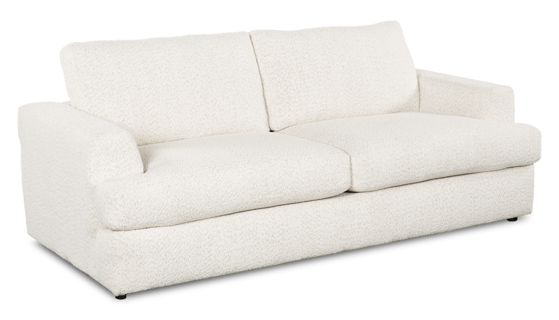 Sofa personnalisable Curve de Sofa Lab de 88 po fabriqué au Canada en tissu - Teddy Riverrock