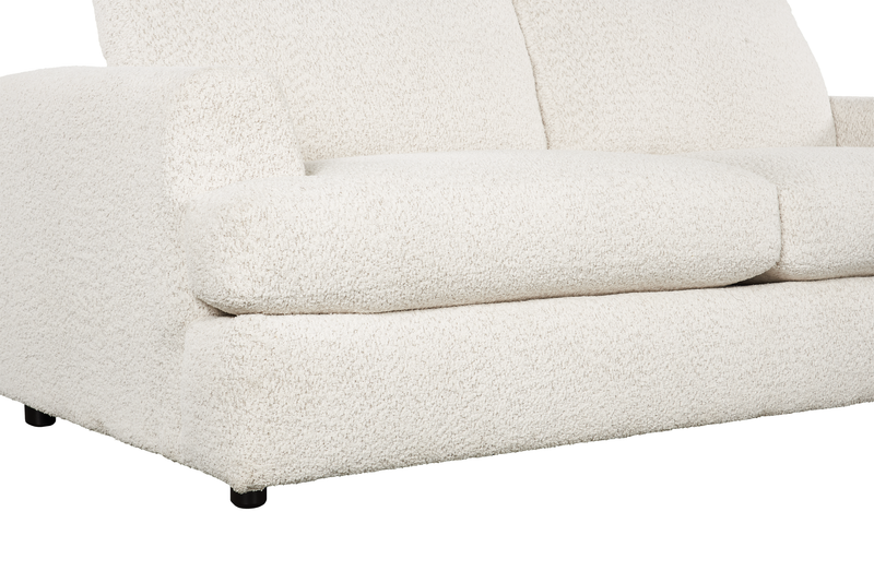 Sofa personnalisable Curve de Sofa Lab de 88 po fabriqué au Canada en tissu - Teddy Riverrock