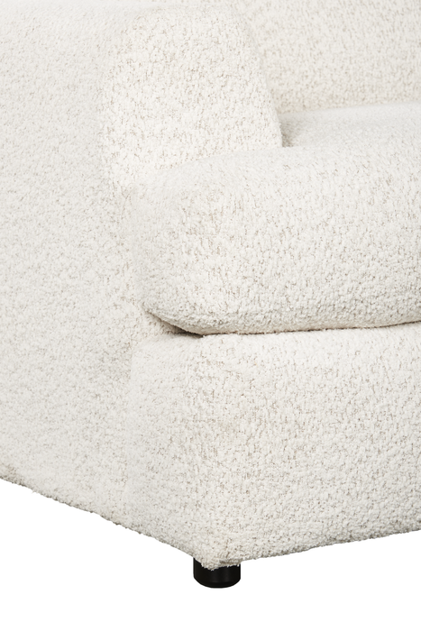 Sofa personnalisable Curve de Sofa Lab de 88 po fabriqué au Canada en tissu - Teddy Riverrock