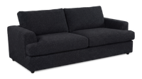 Sofa personnalisable Curve de Sofa Lab de 88 po fabriqué au Canada en tissu - Teddy Raven