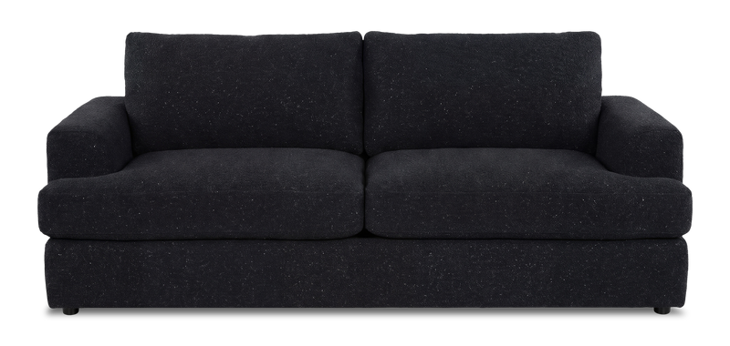 Sofa personnalisable Curve de Sofa Lab de 88 po fabriqué au Canada en tissu - Teddy Raven