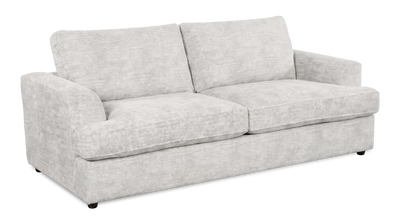 Made in Canada Customizable Sofa Lab Curve 88" Fabric Sofa – Plush Oyster | Sofa personnalisable Curve de Sofa Lab de 88 po fabriqué au Canada en tissu - Plush Oyster