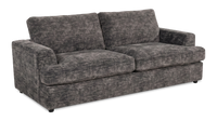 Sofa personnalisable Curve de Sofa Lab de 88 po fabriqué au Canada en tissu - Plush Charcoal