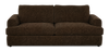 Made in Canada Customizable Sofa Lab Curve 88" Fabric Sofa – Plush Chocolate | Sofa personnalisable Curve de Sofa Lab de 88 po fabriqué au Canada en tissu - Plush Chocolate