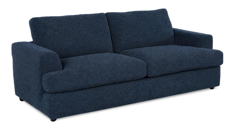 Sofa personnalisable Curve de Sofa Lab de 88 po fabriqué au Canada en tissu - Chenille Pacific