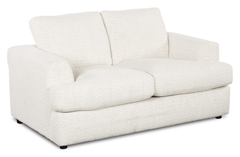 Causeuse personnalisable Curve de Sofa Lab de 65 po fabriqué au Canada en tissu - Teddy Riverrock