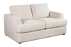 Made in Canada Customizable Sofa Lab Curve 65" Fabric Loveseat - Chenille White | Causeuse personnalisable Curve de Sofa Lab de 65 po fabriqué au Canada en tissu - Chenille White