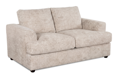 Made in Canada Customizable Sofa Lab Curve 65" Fabric Loveseat - Plush Parchment | Causeuse personnalisable Curve de Sofa Lab de 65 po fabriqué au Canada en tissu - Plush Parchment