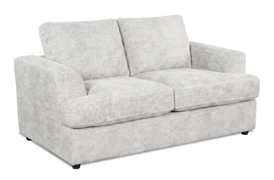 Made in Canada Customizable Sofa Lab Curve 65" Fabric Loveseat - Plush Oyster | Causeuse personnalisable Curve de Sofa Lab de 65 po fabriqué au Canada en tissu - Plush Oyster