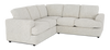 Sofa sectionnel 2 pièces personnalisable Curve de Sofa Lab fabriqué au Canada en tissu - Teddy Riverrock