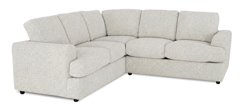 Sofa sectionnel 2 pièces personnalisable Curve de Sofa Lab fabriqué au Canada en tissu - Teddy Riverrock