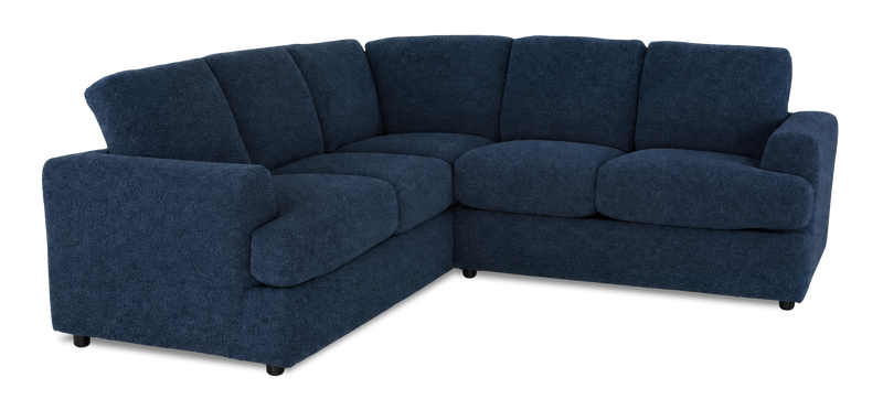 Sofa sectionnel 2 pièces personnalisable Curve de Sofa Lab fabriqué au Canada en tissu - Chenille Pacific