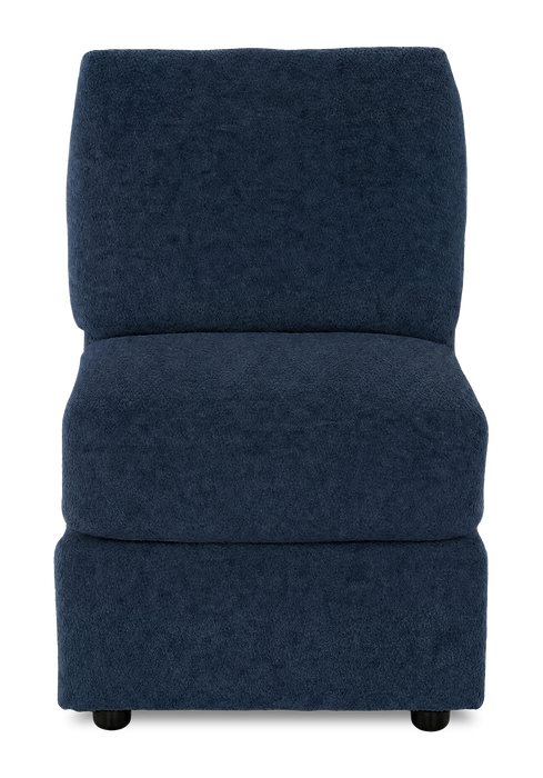 Fauteuil sans accoudoirs personnalisable Curve de Sofa Lab de 24 po fabriqué au Canada en tissu Chenille - Chenille Pacific