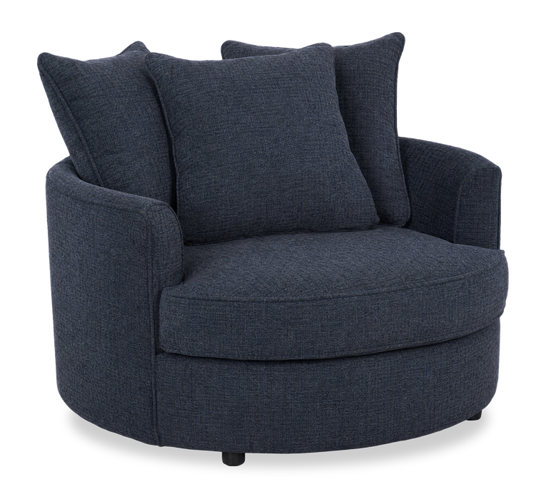 Fauteuil d’appoint enveloppant personnalisable Plush Cuddler de Sofa Lab de 48 po fabriqué au Canada en tissu - Chenille Pacific