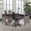 Ellery 58.74" L-Shaped Office Desk with Cable Management – Mystic Oak | Bureau en forme de L Ellery de 58,74 po avec système de gestion des câbles - chêne mystique