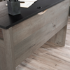 Ellery 58.74" L-Shaped Office Desk with Cable Management – Mystic Oak | Bureau en forme de L Ellery de 58,74 po avec système de gestion des câbles - chêne mystique
